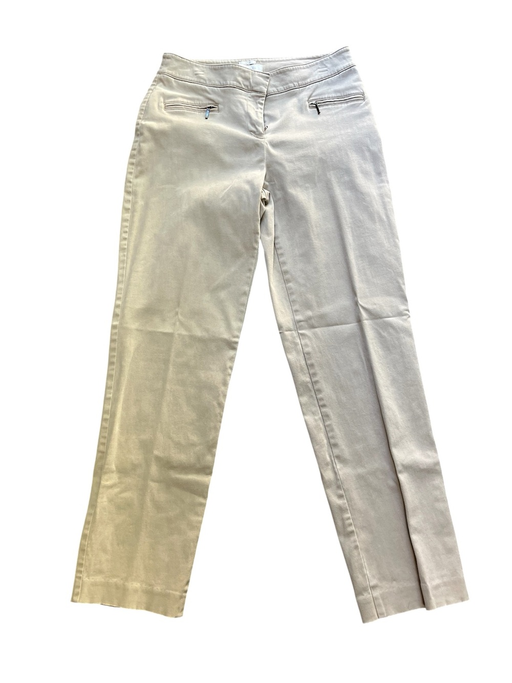 Talbots Women's Straight-Leg pants in Light Beige